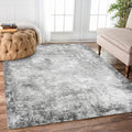 8ft x 10ft Washable Area Rug - Low Pile Soft Vintage Rug for Living