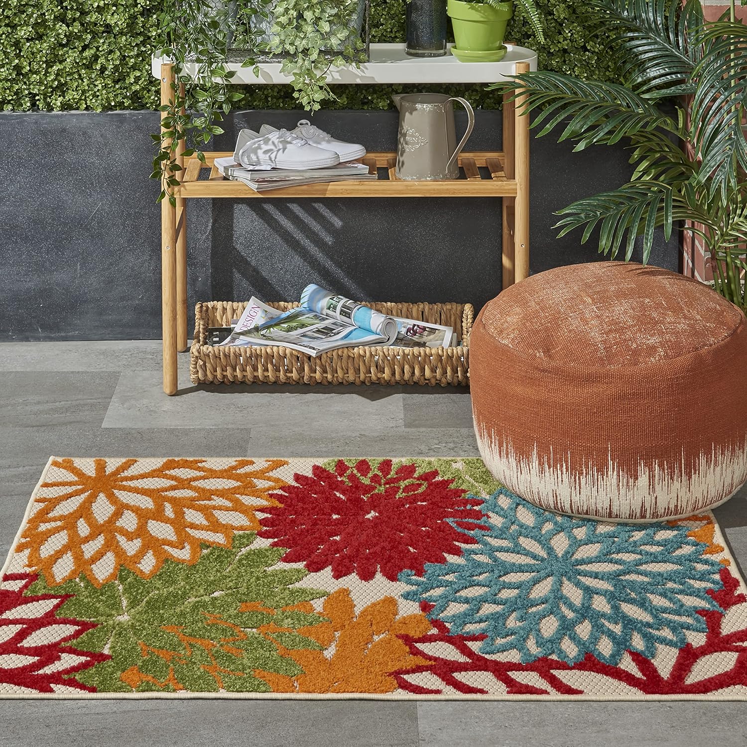 Nourison Aloha Indoor/Outdoor Green 2ft 8in x 4ft Area Rug Review