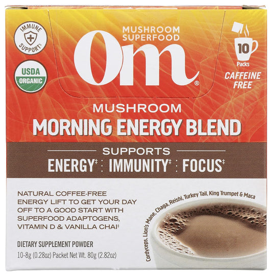 Boost Your Morning with OM Mushroom Energy Blend!