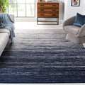 SAFAVIEH Adirondack X-Large Area Rug 11 ft x 15 ft - Durable Navy