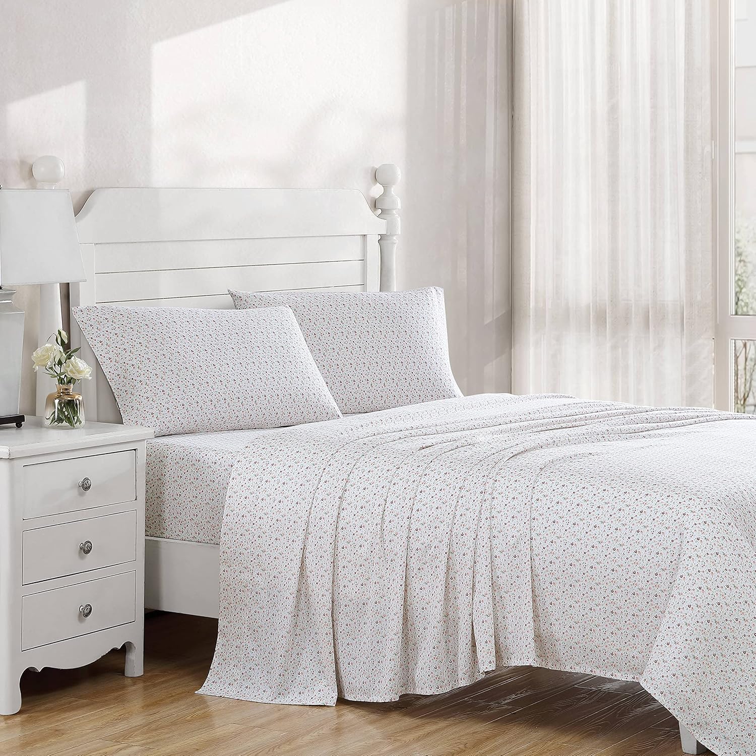 Buttery-Soft King Sheet Set by Laura Ashley for Luxurious Sleep