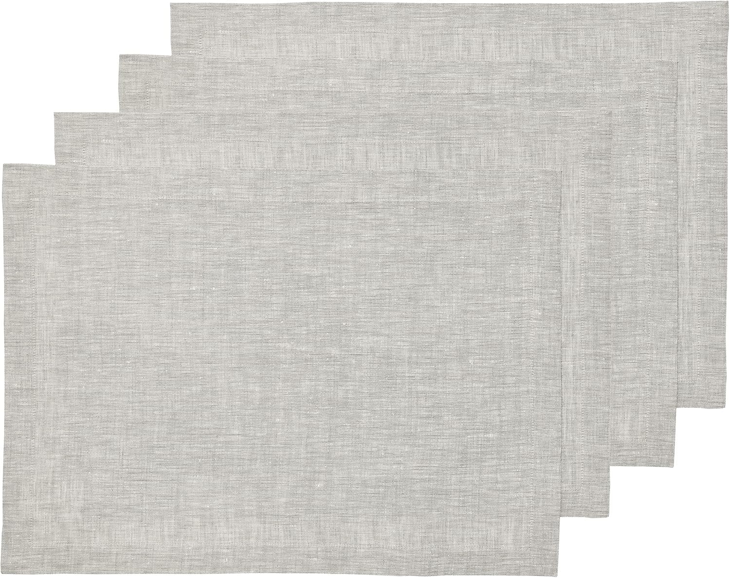 Solino Home Linen Placemats Set of 4 - Pure Linen Elegance