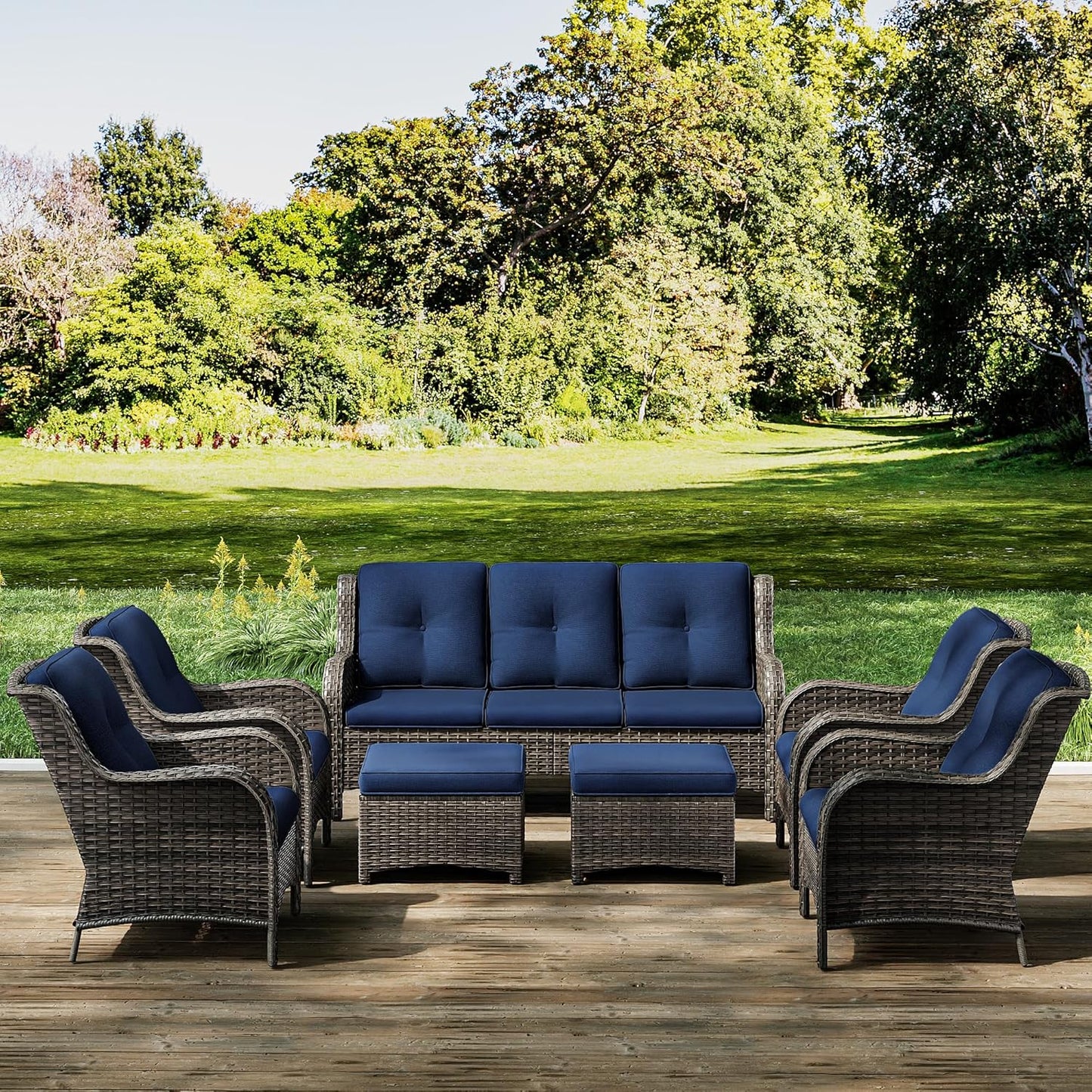 Joyside Wicker Patio Furniture Set for Ultimate Outdoor Comfort