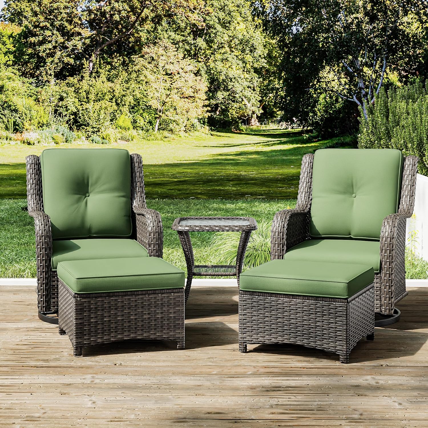 Joyside 5 Piece Outdoor Patio Furniture Set for Comfort