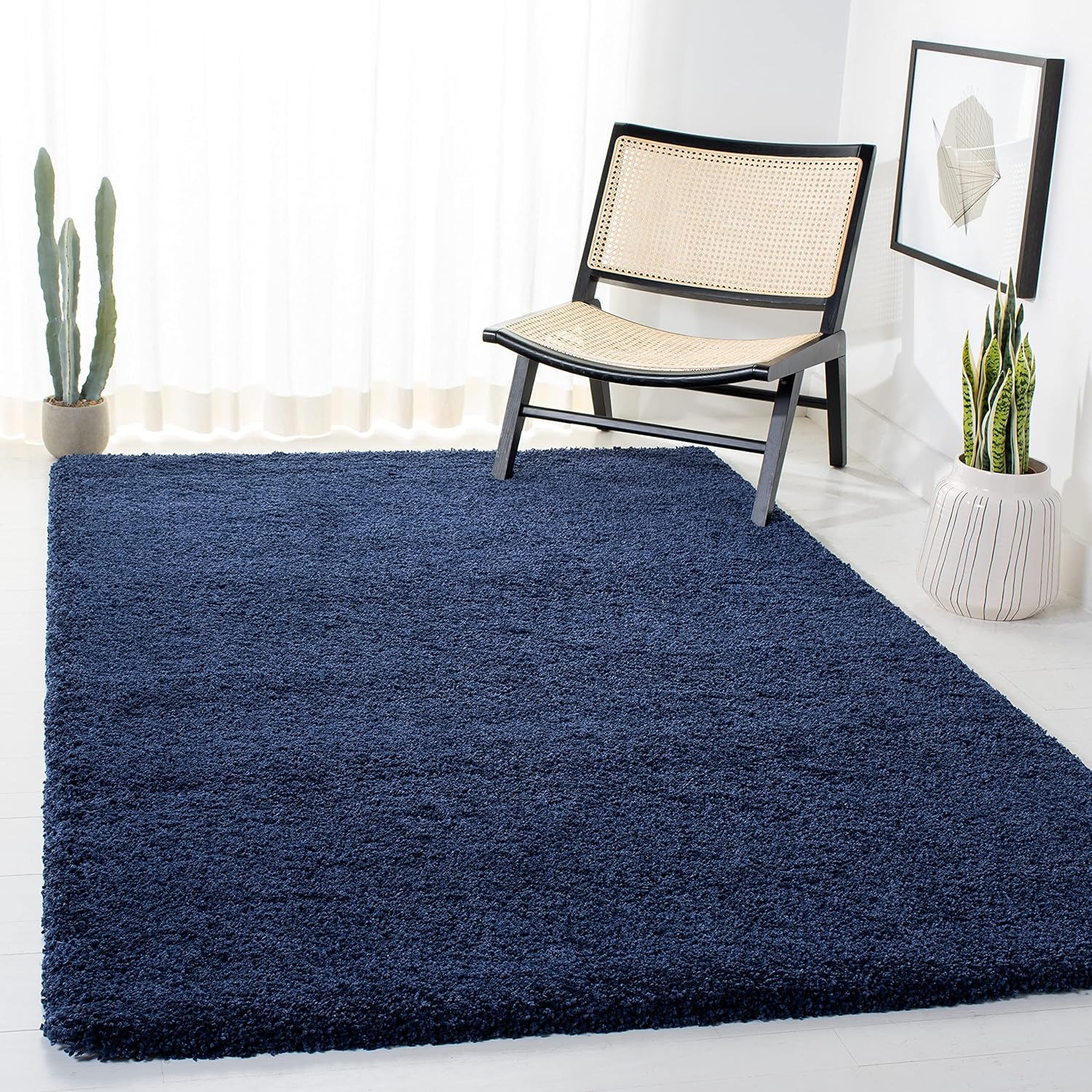 SAFAVIEH Milan Shag Collection Area Rug - Cozy Non-Shedding Design
