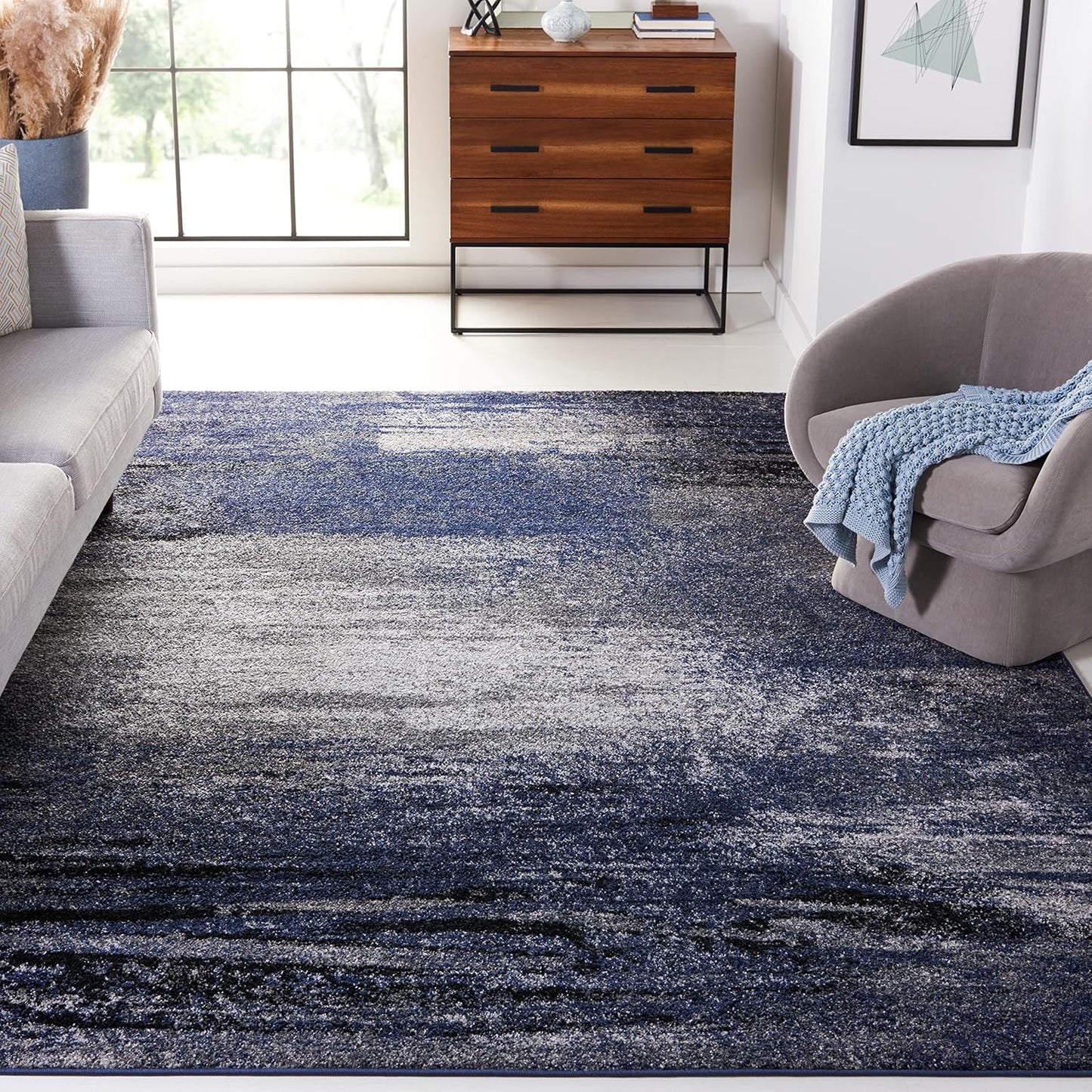 SAFAVIEH Adirondack Collection Area Rug - Modern Abstract Design