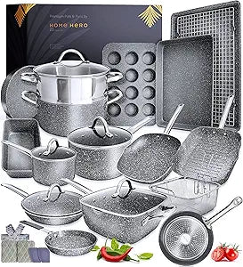 Granite Cookware Sets Nonstick Pots and Pans for Every Kitchen