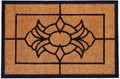 Calloway Mills Viola Doormat - Heavy-Duty Coir & Rubber Welcome