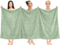 40x80 Oversized Cotton Bath Sheet Sage Green - Luxury 100% Cotton