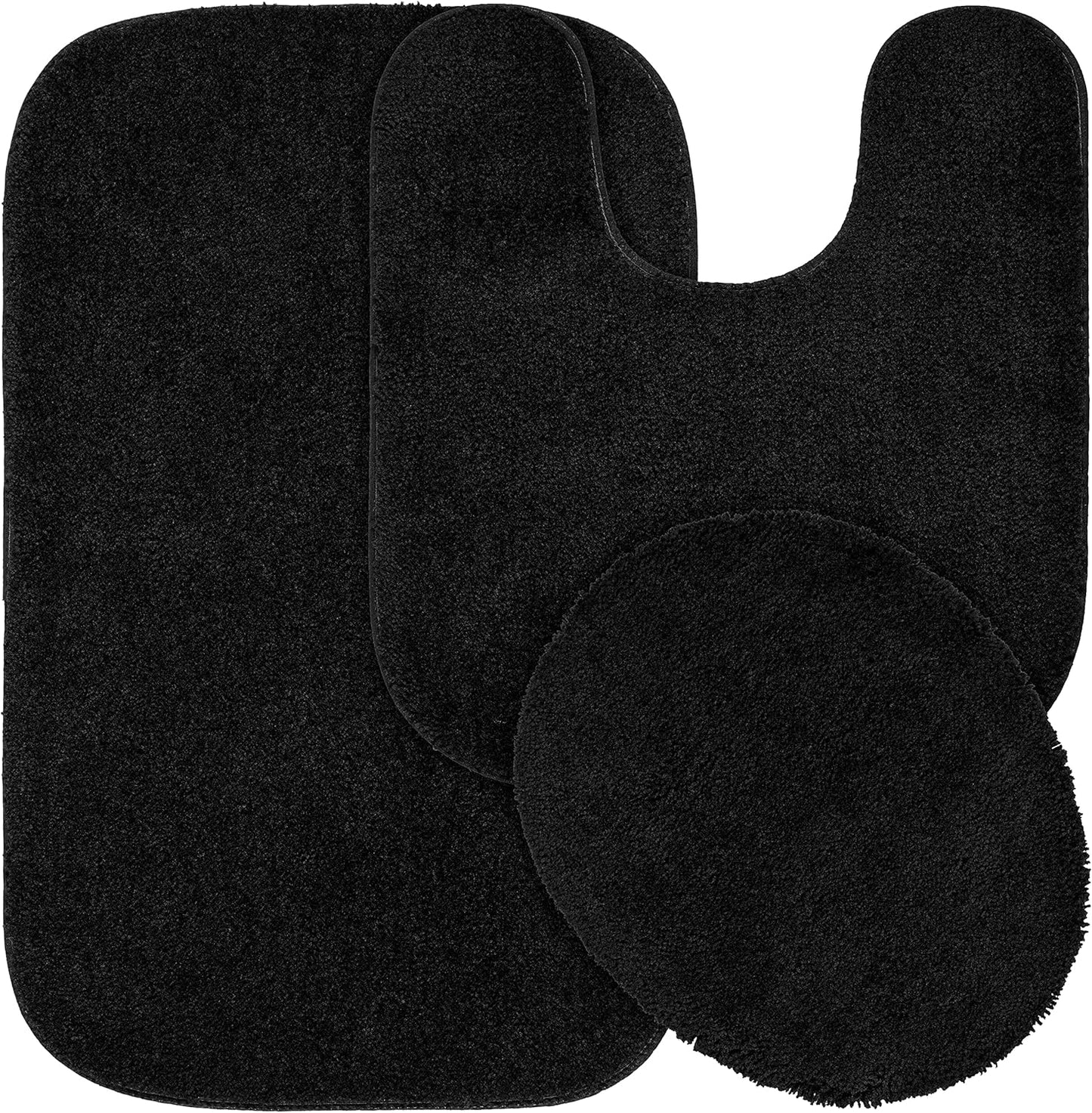 Garland Rug Traditional Nylon Washable 3 Piece Bath Set