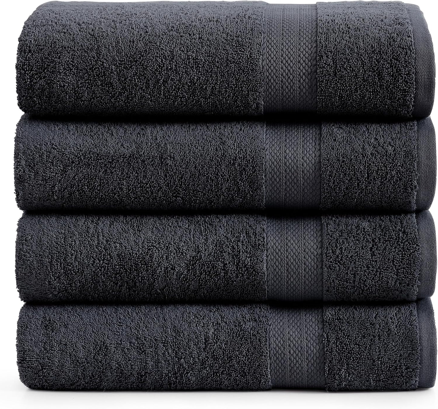 100% Cotton Bath Sheets Set of 4 - Extra Large Towels