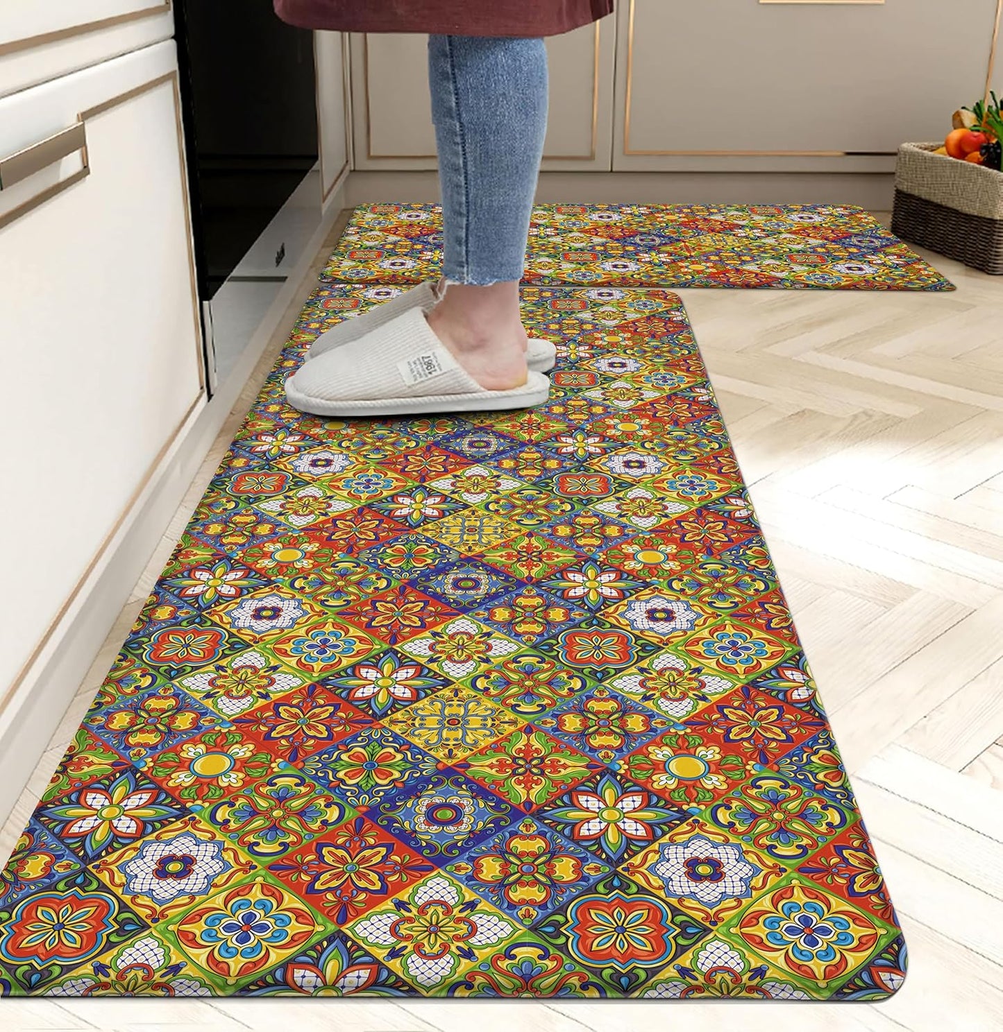 Boho Kitchen Rugs Set 2 for Comfort and Style in Your Home