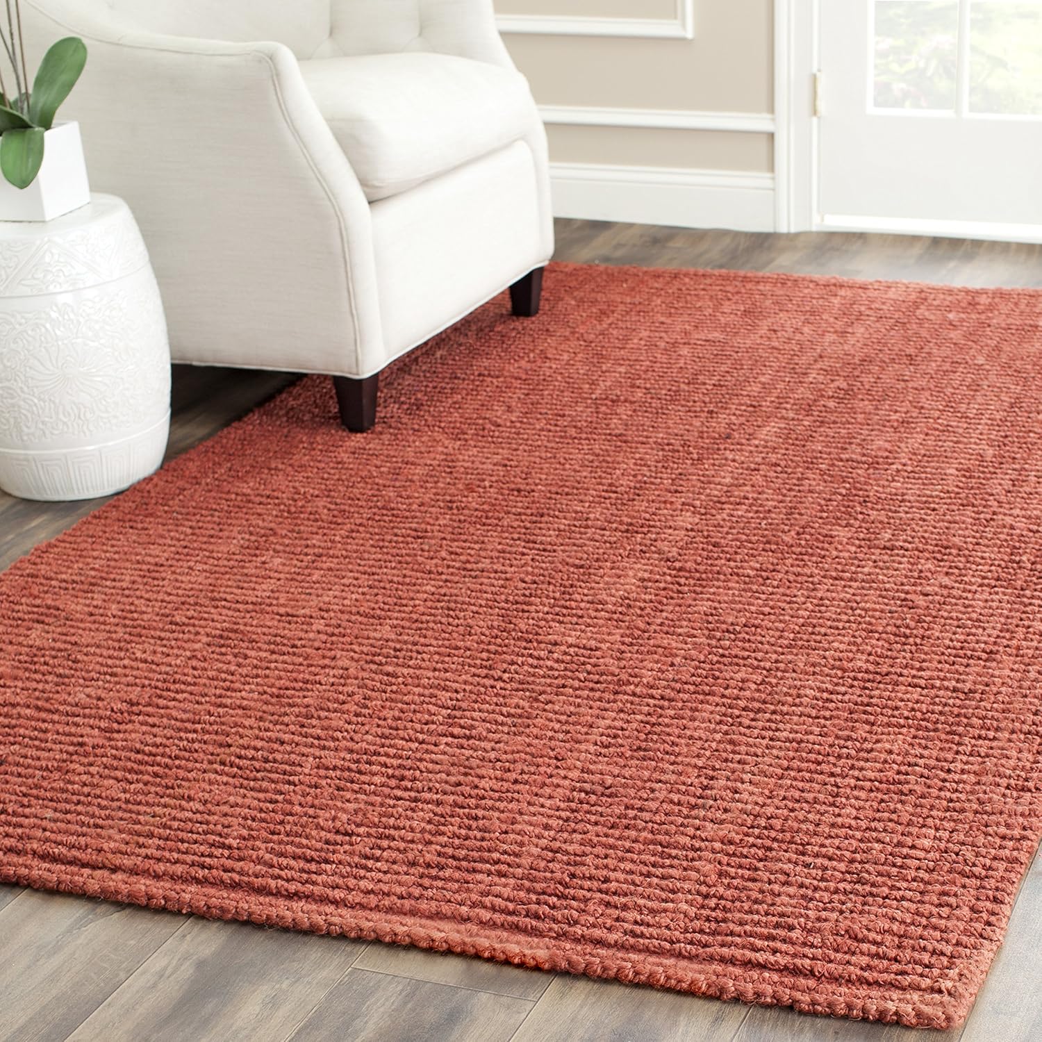 Handmade Jute Area Rug 6x9 from Natural Fiber Collection