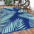 GENIMO Outdoor Rug 6 ft x 9 ft Reversible Waterproof Patio Rug