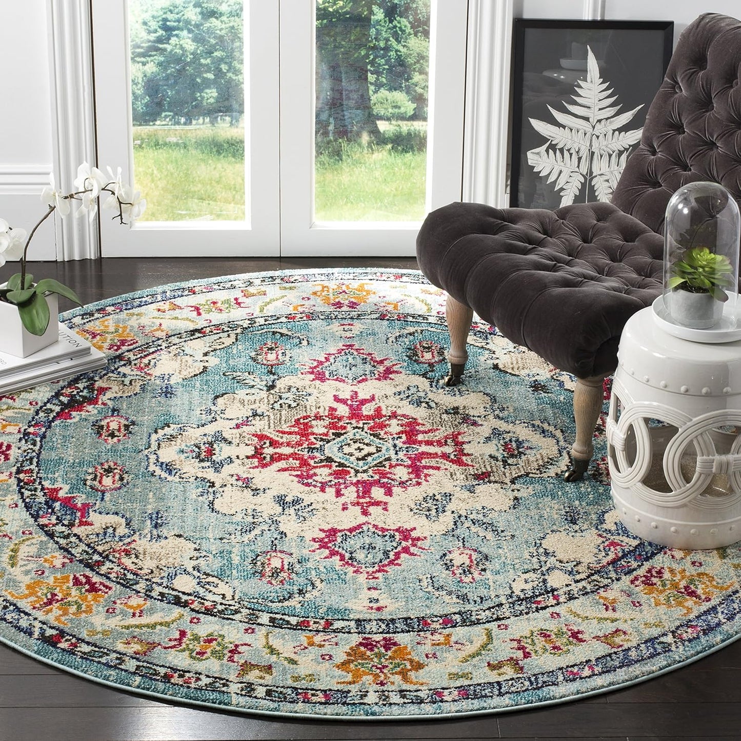 SAFAVIEH Monaco Collection Area Rug - Boho Chic Design
