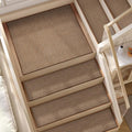 Non Slip Stair Treads for Wooden Steps - 15pcs Brown Carpet