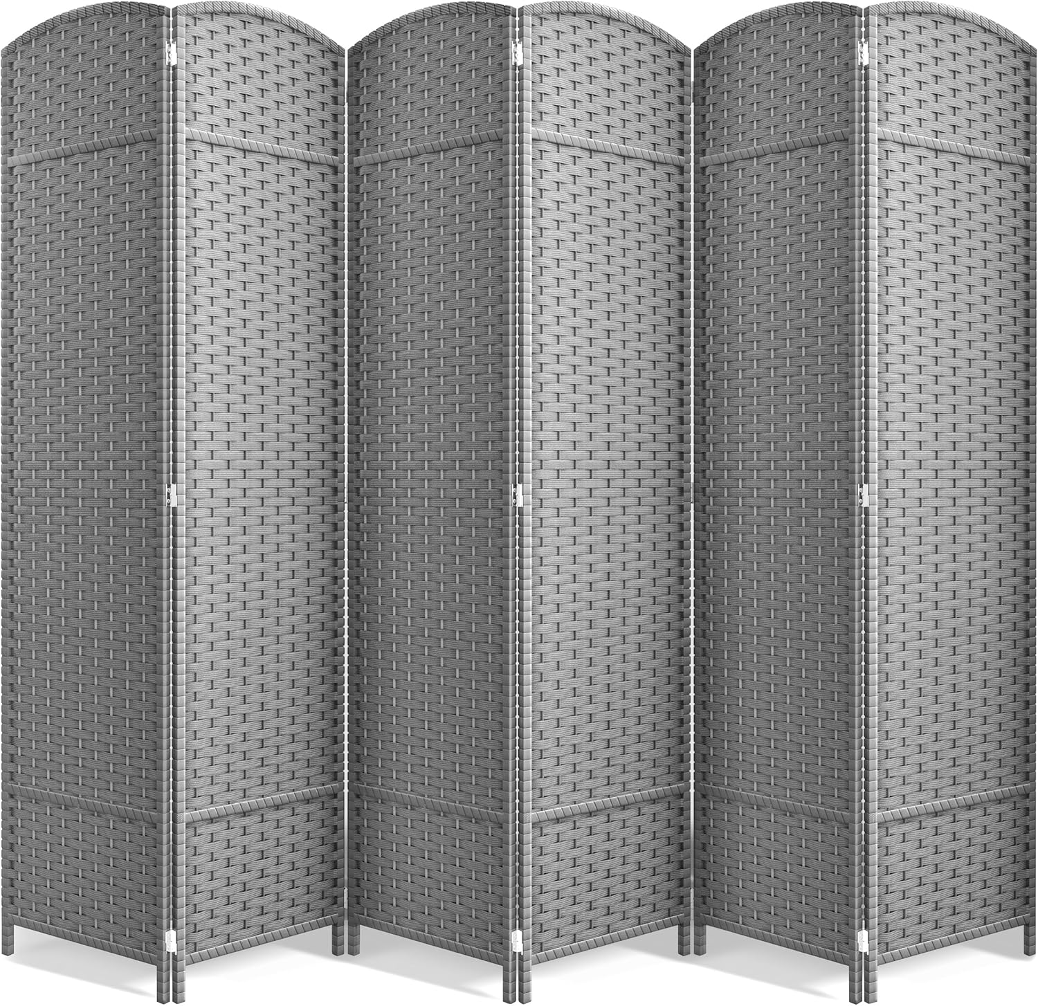 Sorbus 6 Panel Room Divider - Stylish Privacy Screen Solution