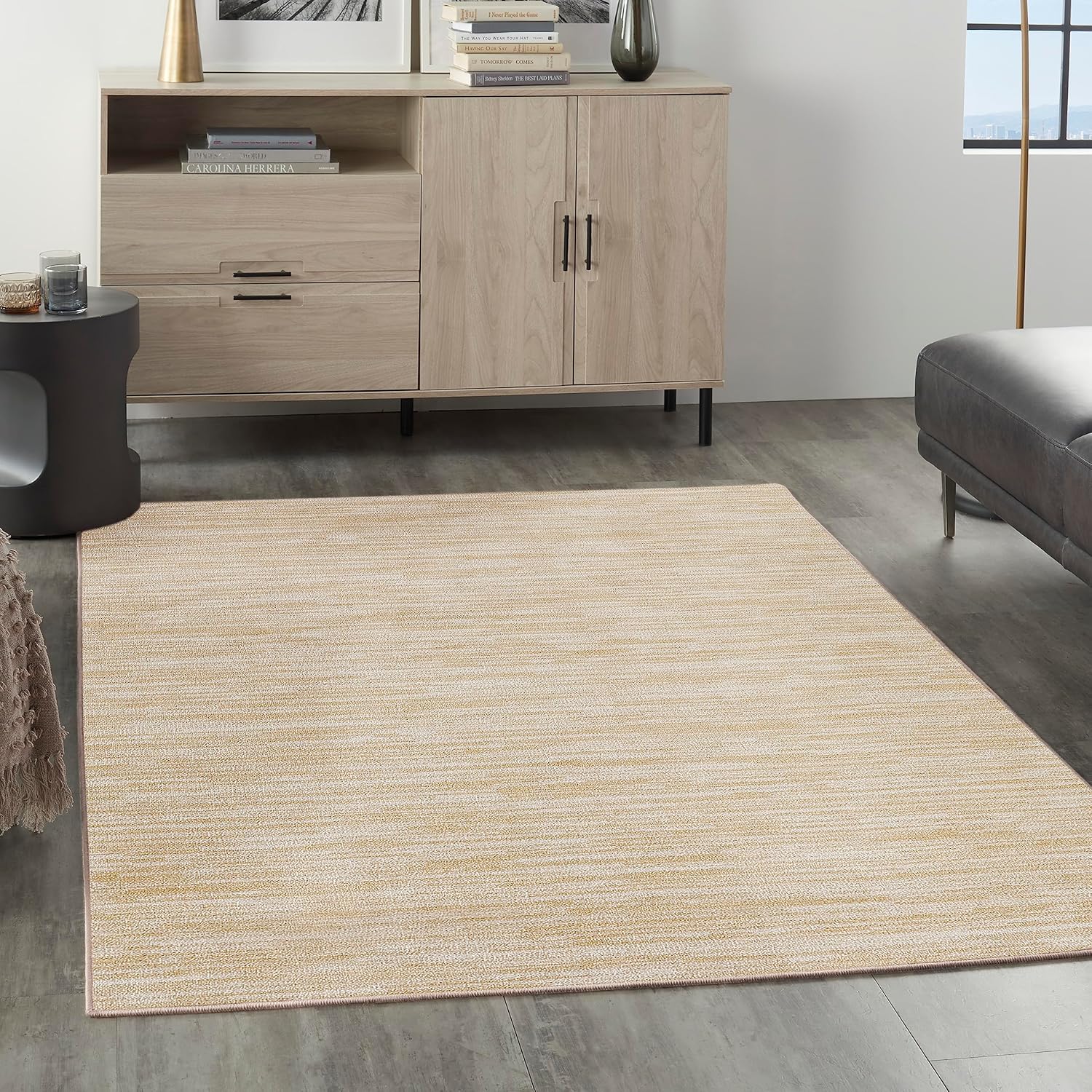 Nourison Home Essentials 4ft x 6ft Ivory Gold Area Rug Review