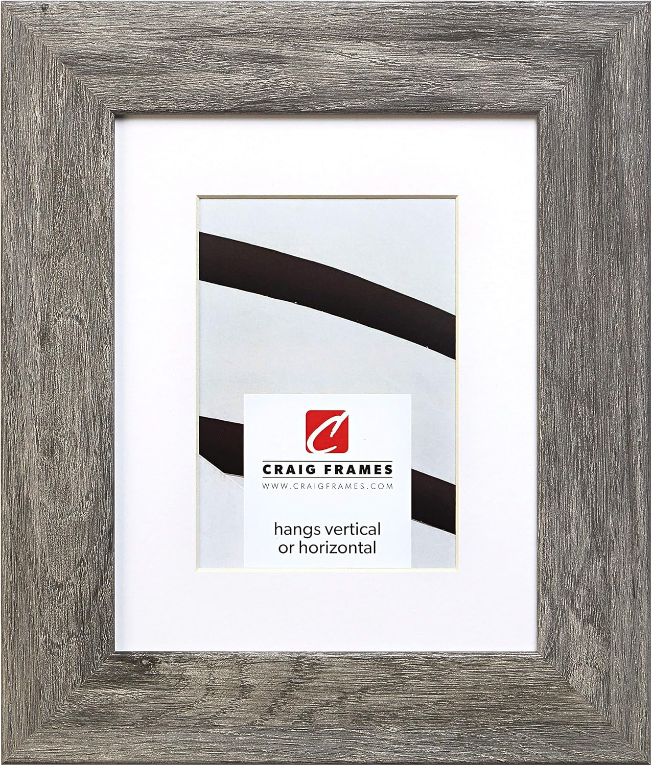 Craig Frames 74030 20 x 24 Inch Faux Gray Barnwood Picture Frame