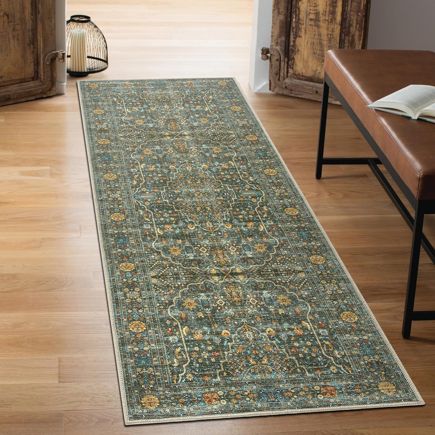 Keen Home Design 2x12 Rug - Vintage Machine Washable Runner