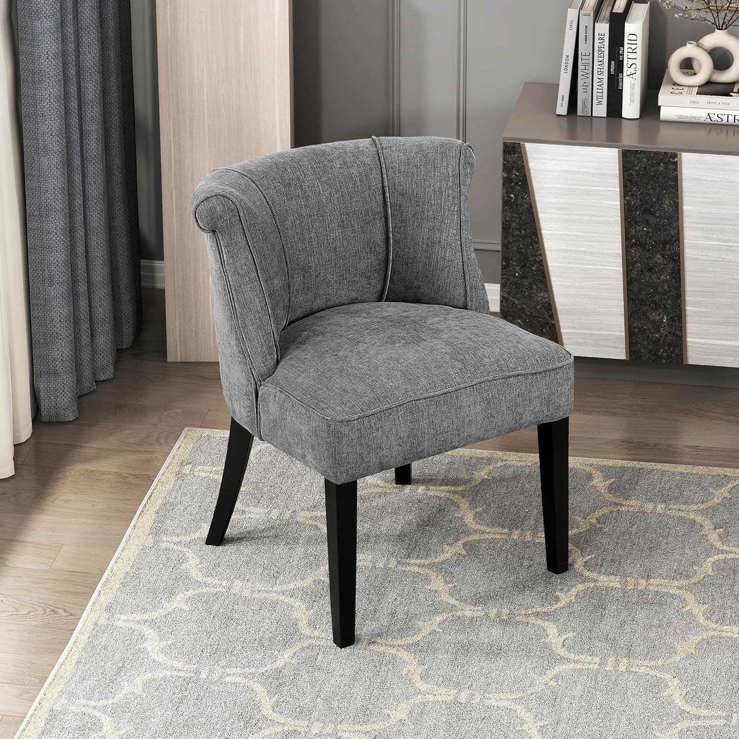 Comfy Lexicon Armless Accent Chair