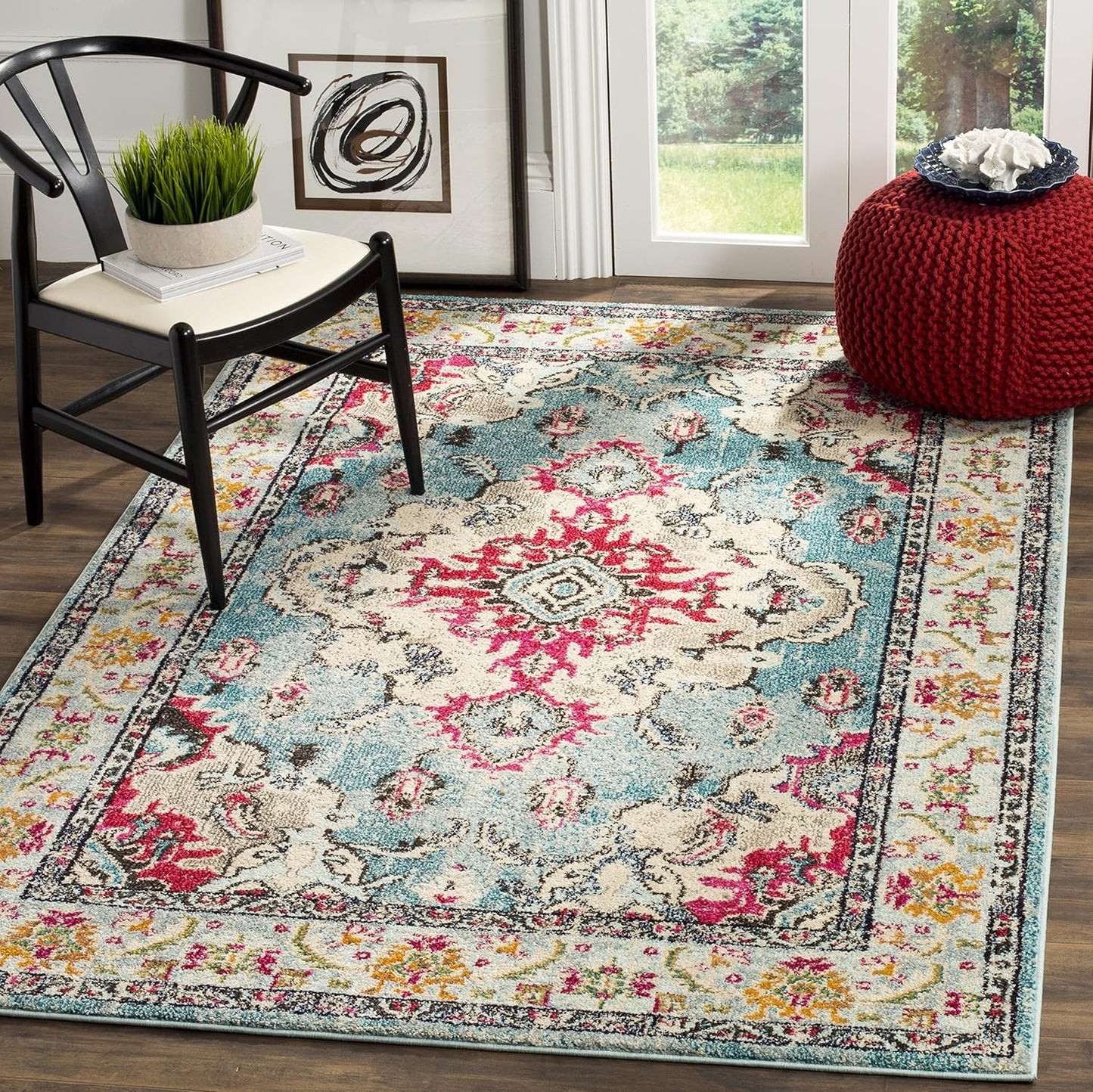 SAFAVIEH Monaco Collection Area Rug - Boho Chic Design