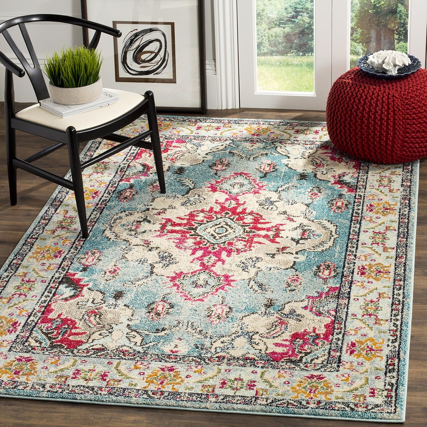 SAFAVIEH Monaco Collection Area Rug - Boho Chic Design