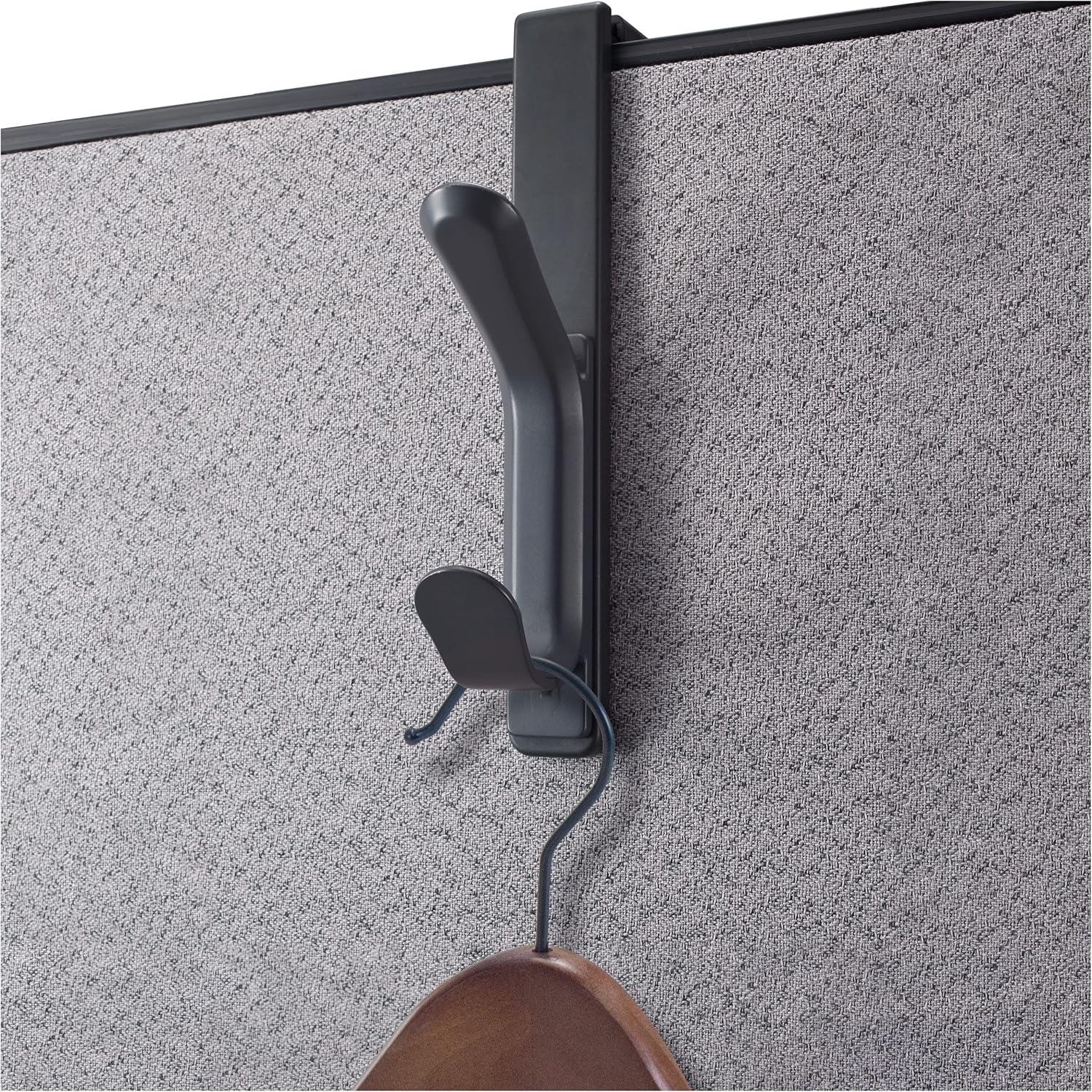 Adjustable Double Coat Hooks for Cubicles - Organize in Style