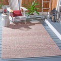 SAFAVIEH Courtyard Collection 9ft x 12ft Beige/Rust Area Rug