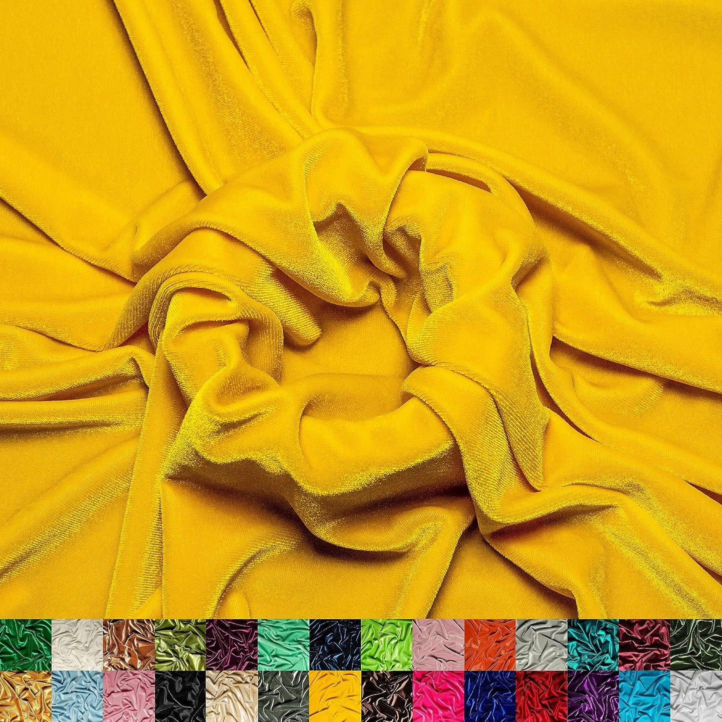 Ice Fabrics Stretch Velvet Fabric - Soft 60in Wide for Sewing