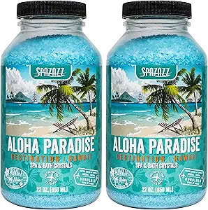 Spazazz Destination Hawaii Aloha Paradise Crystals 2 Pack