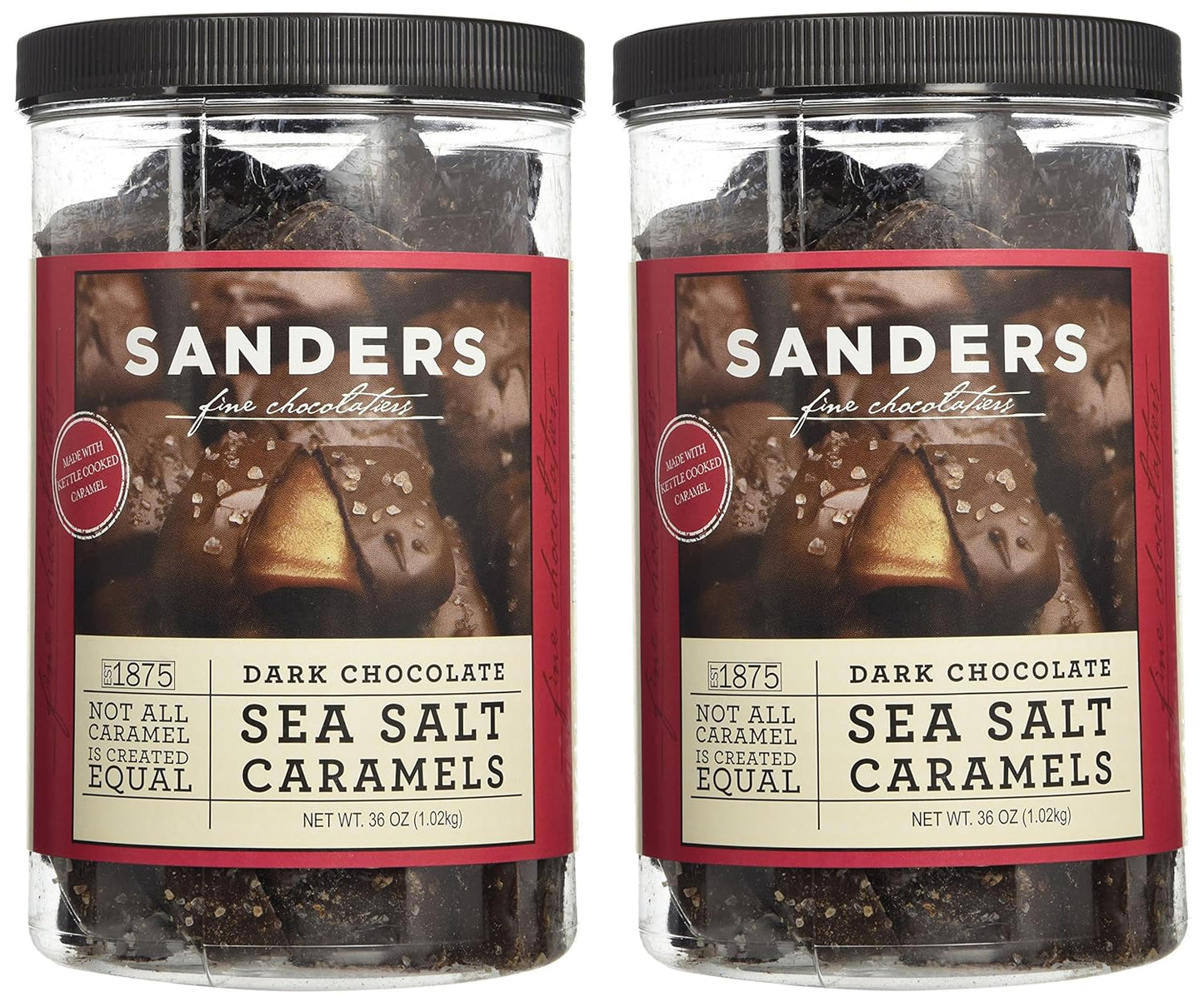 Sanders Dark Chocolate Sea Salt Caramels - Indulgent Treats