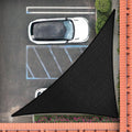 Right Triangle 14 ft x 22 ft x 26.1 ft Sun Shade Sail - Heavy Duty