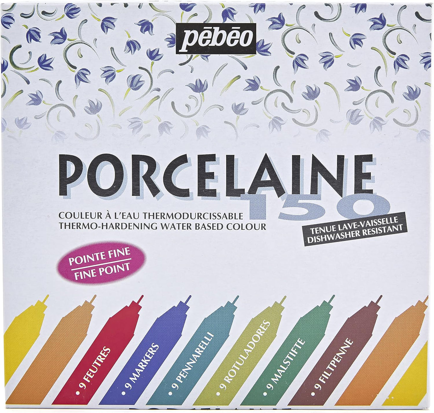 Pebeo Porcelaine 150 China Paint Marker Set for Creative Projects