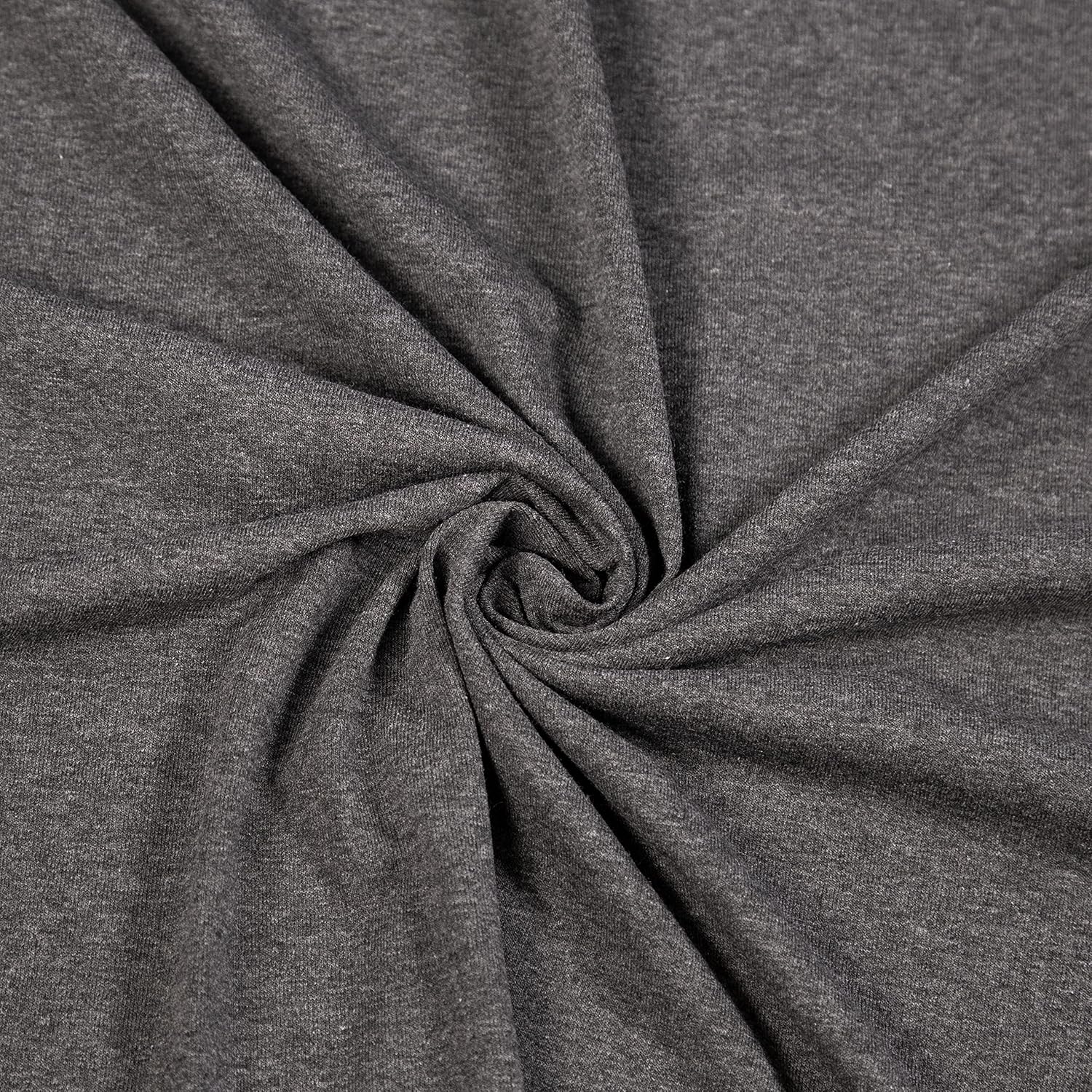FabricLA Cotton Spandex Jersey Fabric - 4-Way Stretch 60in Wide