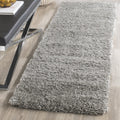 SAFAVIEH California Shag Runner Rug 2ft 3in x 7ft - Plush Silver