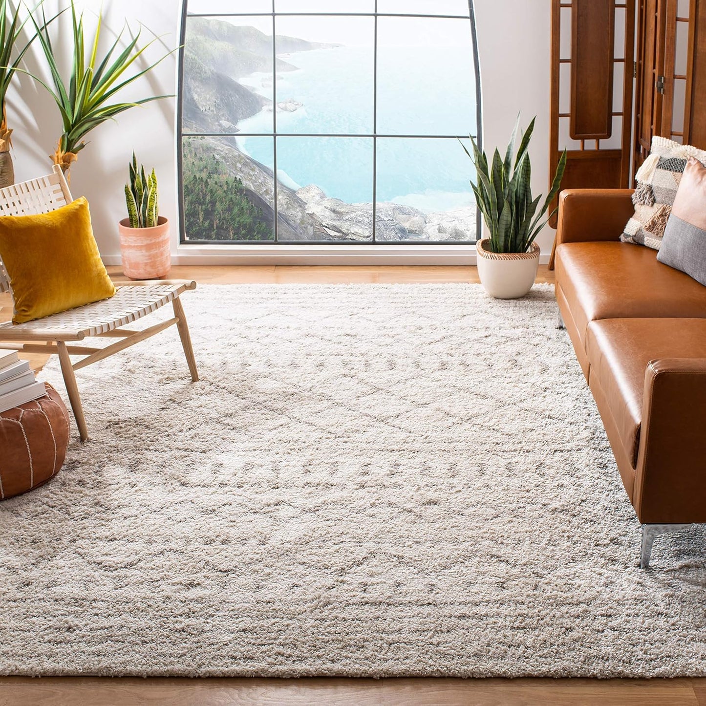 SAFAVIEH Arizona Shag Collection X-Large Area Rug for Home
