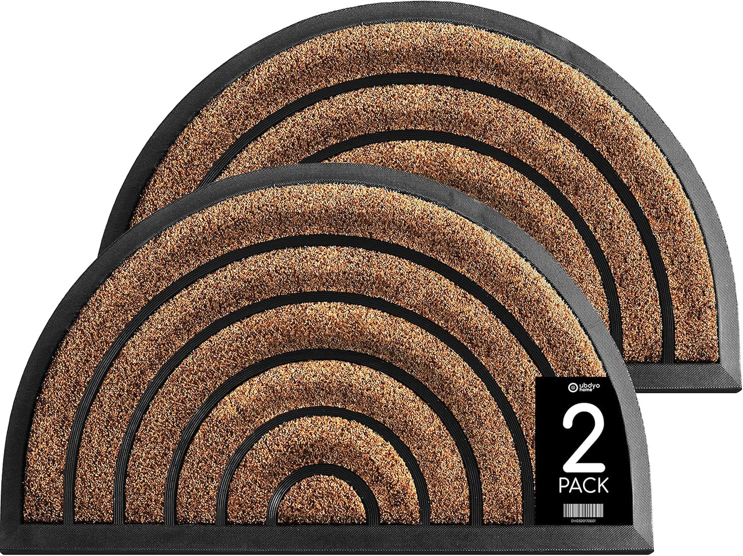 Heavy Duty Front Door Mat Set - Mud Trapping Outdoor Mats