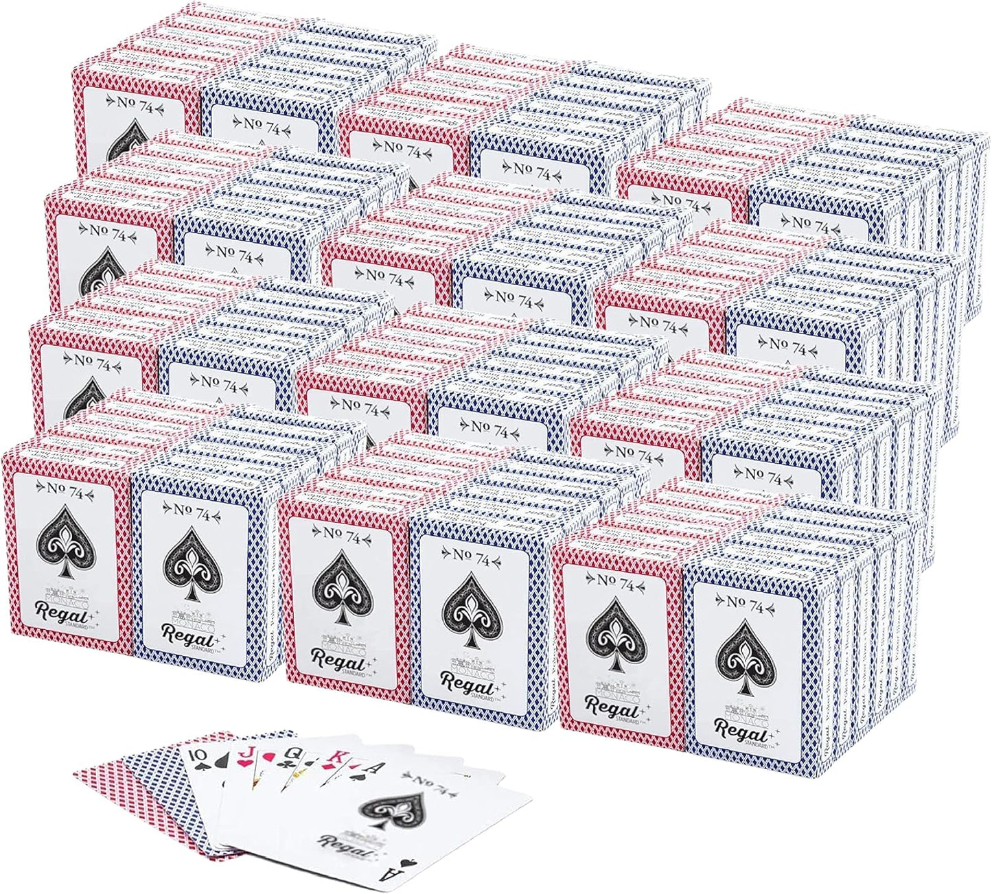 Regal Games Bulk Playing Cards Set for Adults & Professionals