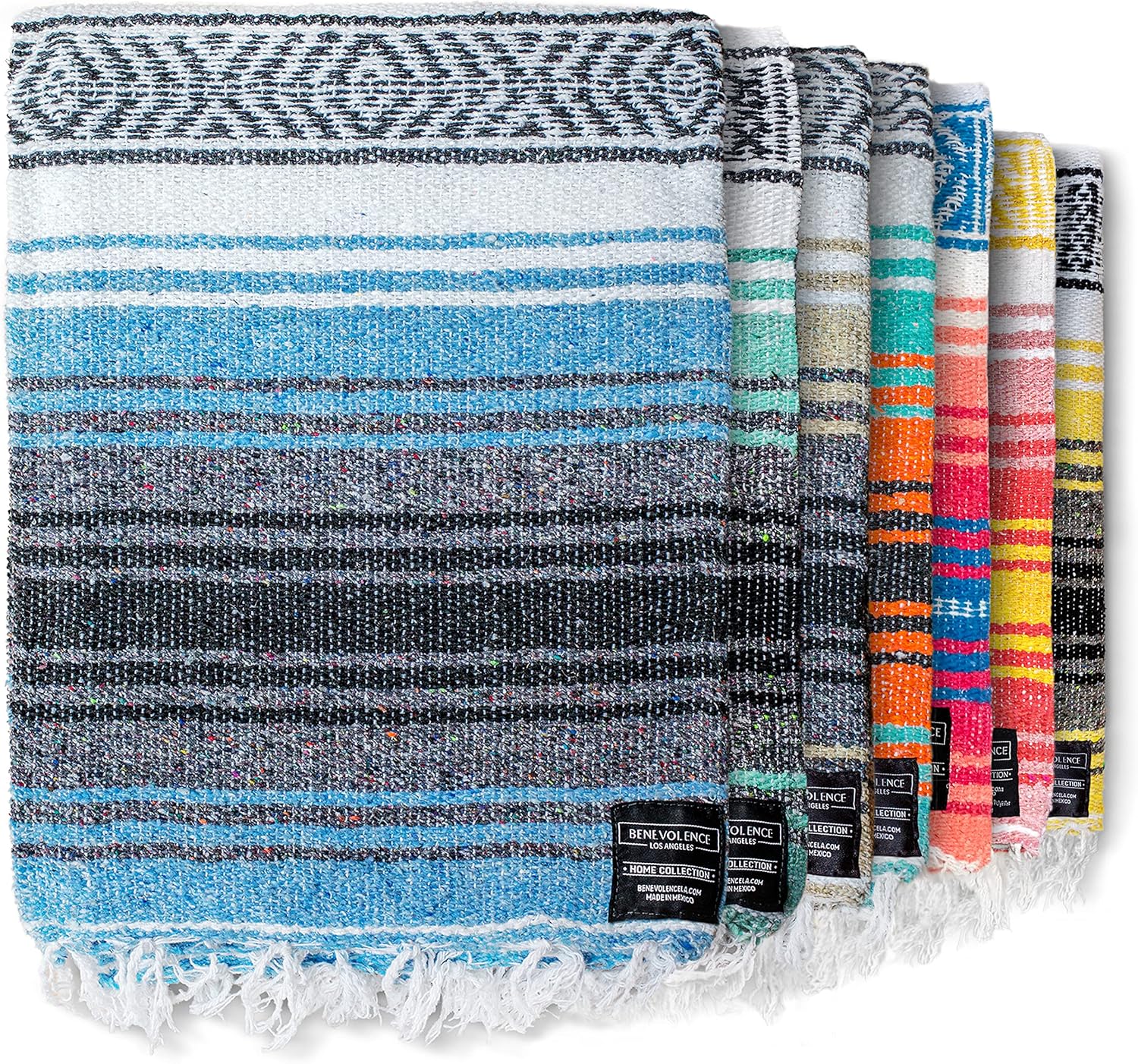 Authentic Mexican Blanket | Versatile Serape | Handwoven 50x70