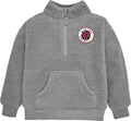 Gray Sherpa 1/4 Zip Baby NFL Team Pullover - Warm Game Top