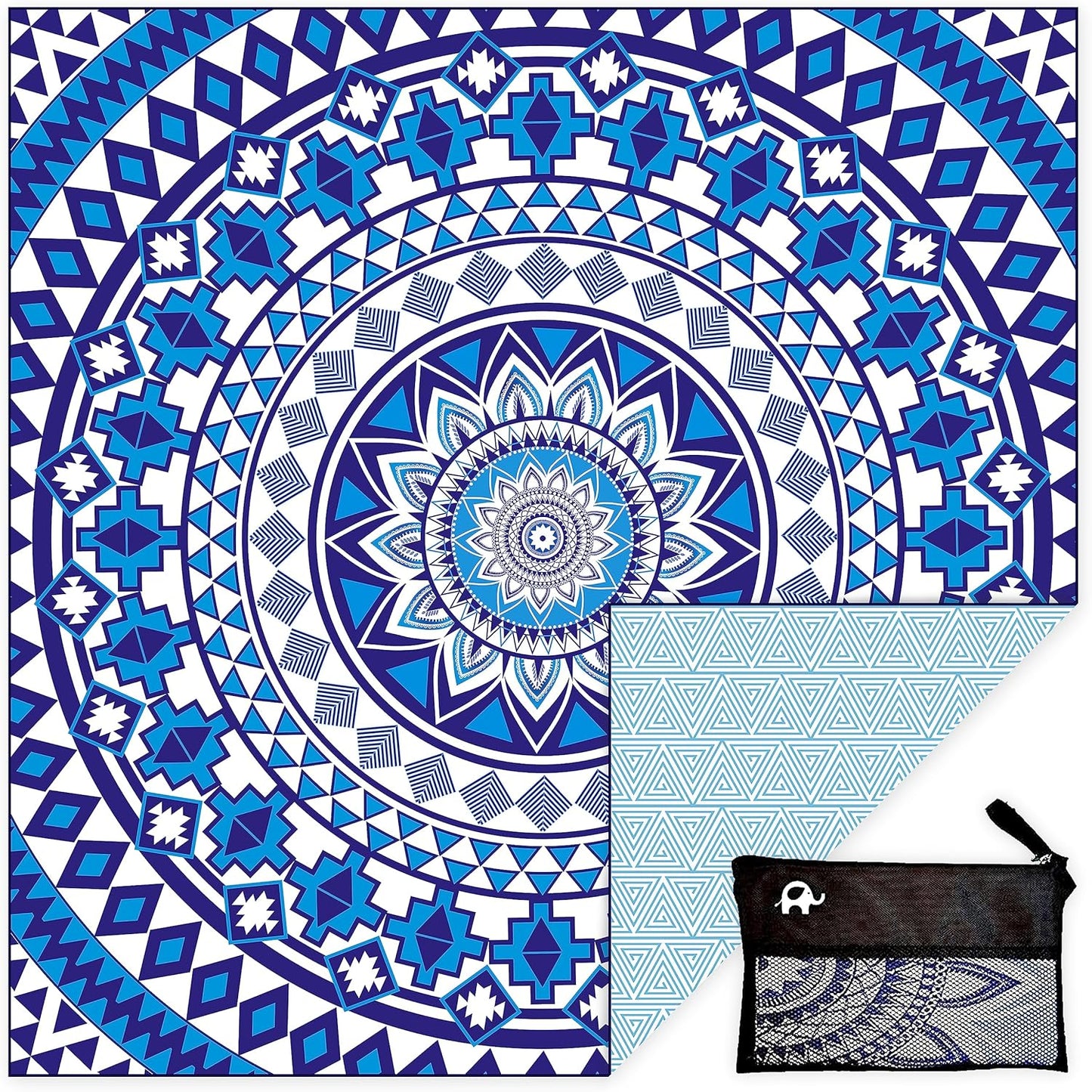 Microfiber Beach Towel for Adults - XXL Lightweight Quick Dry
