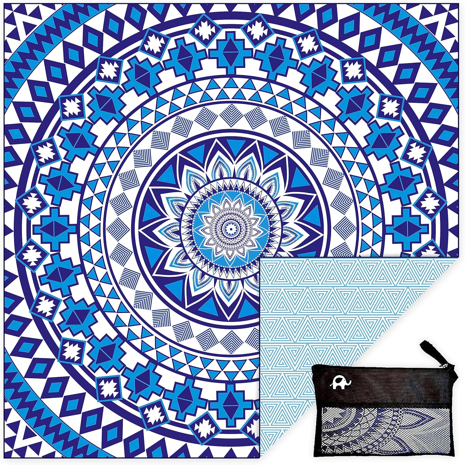 Microfiber Beach Towel for Adults - XXL Lightweight Quick Dry