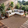 Outdoor Rug 9x12 Modern Area Rug - Waterproof, Washable Patio Mat