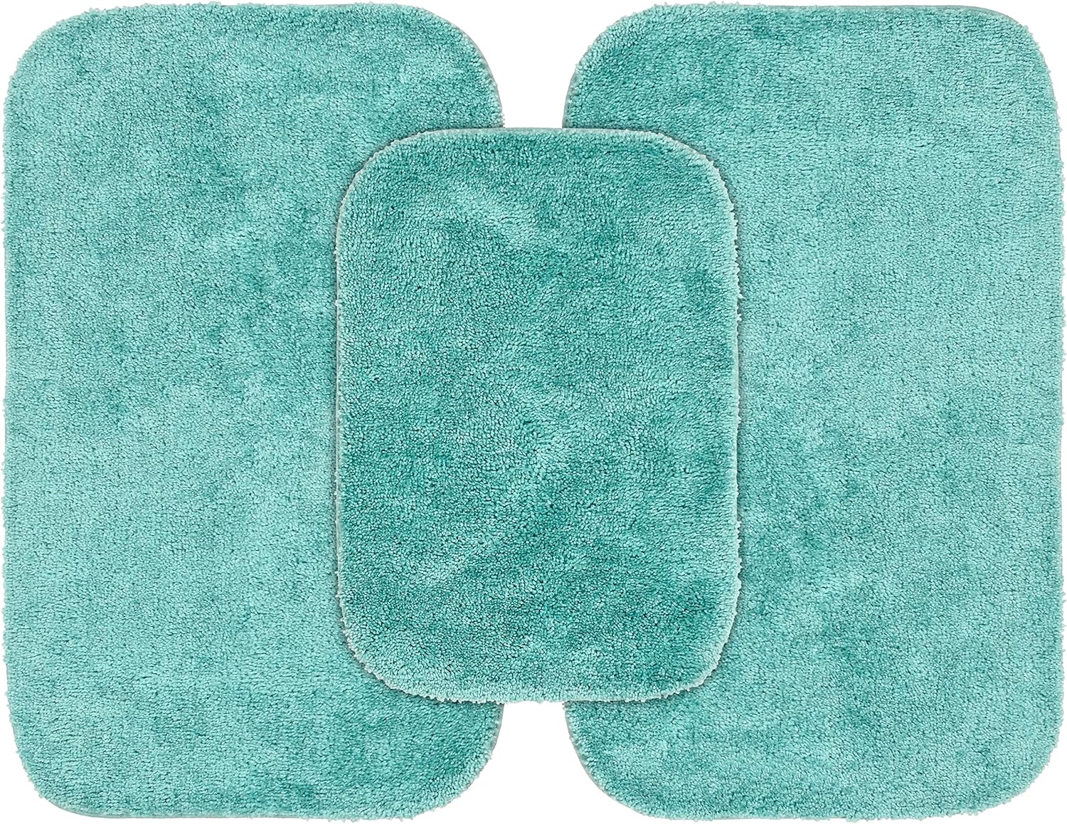 Garland Rug Traditional Nylon Washable Bath Rugs Set for Comfort