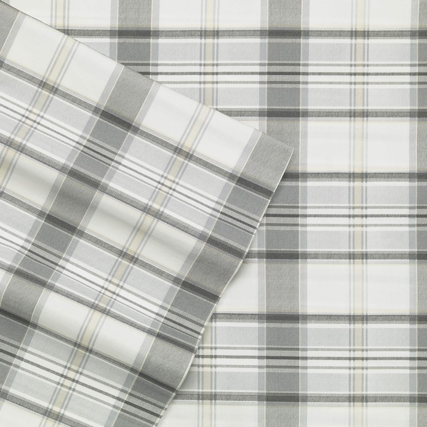 Eddie Bauer Queen Sheets Cotton Percale Bedding Set for Comfort
