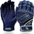 Franklin Sports MLB Powerstrap Batting Gloves - Smooth Sheepskin Fit