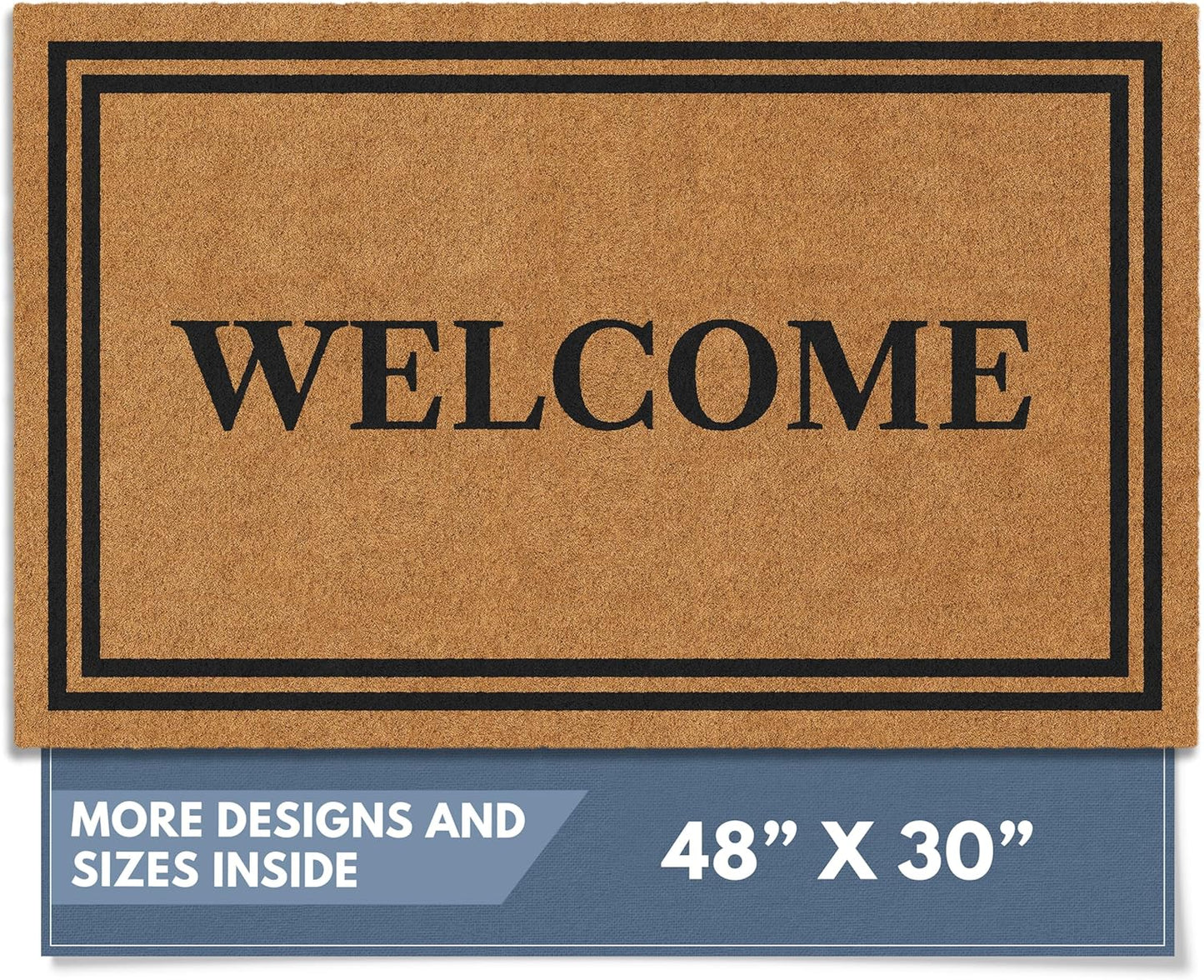 Natural Coco Coir Heavy Duty Doormat for Stylish Entrances