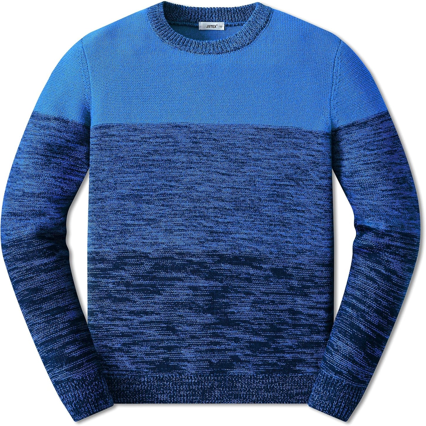 JSTEX Boys Sweater 100% Cotton Knit Pullover for Kids 4-14