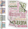 Be Burgundy Personalized Baby Blanket with Word Art Names - Cozy Gift
